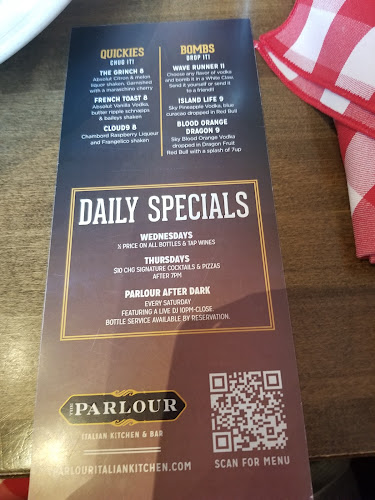 Comentarii opinii despre The Parlour Italian Kitchen & Bar
