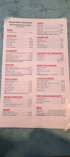 Malibu Restaurant East - London