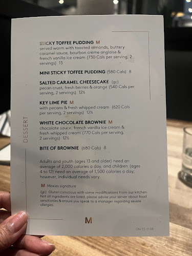 Moxies Scarborough Restaurant - Hospitality and gastronomy