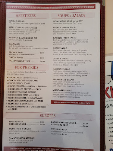 Demetre's Family Eatery - Stratford