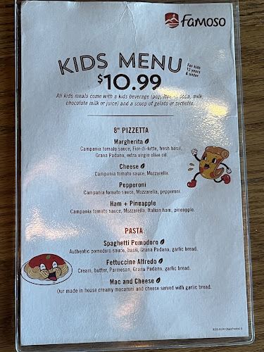 Opinii despre Famoso Italian Pizzeria - Eastgate în Regina - Hospitality and gastronomy