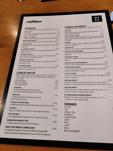 Opinii despre Uncle Gino's Cafe & Ristorante în Sault Ste. Marie - Hospitality and gastronomy