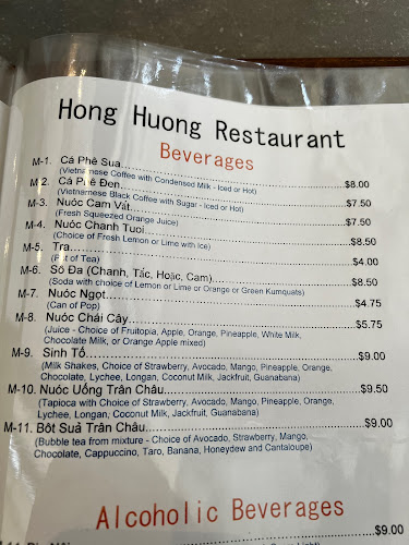 Hong Huong Restaurant - Hospitality and gastronomy