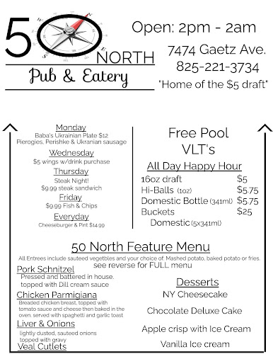 Comentarii opinii despre 50 North Pub & Eatery