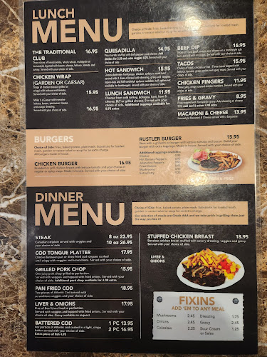 Opinii despre Rustler's Family Restaurant în St. John's - Hospitality and gastronomy