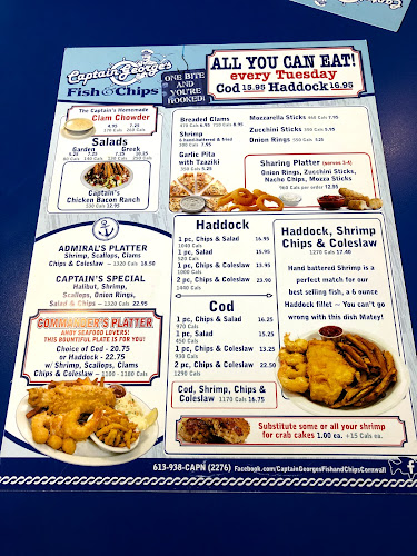 Captain George's Fish & Chips Cornwall - Hospitality and gastronomy