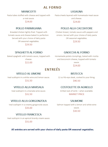 Sal's Restaurant & Pizza (Formerly Il Forno)