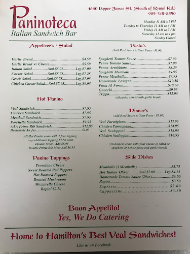 Paninoteca - Hospitality and gastronomy