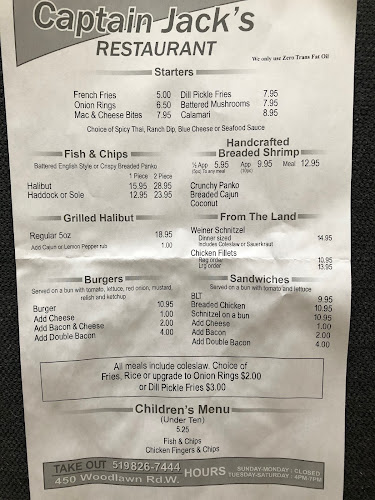 Captain Jack's Restaurant - Guelph
