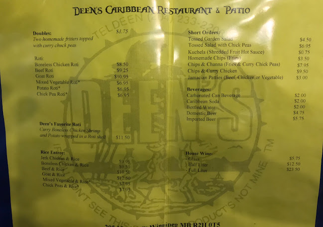 Deen's Caribbean Restaurant - Hospitality and gastronomy