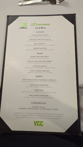 JJ's Restaurant at Vancouver Community College - Hospitality and gastronomy