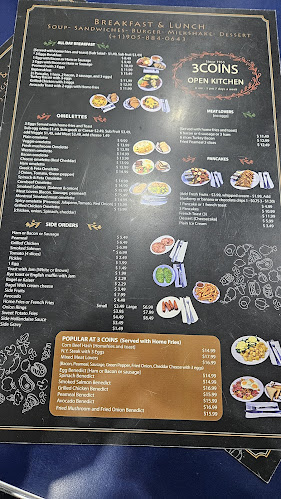 Comentarii opinii despre Three Coins Open Kitchen& Breakfast and Lunch