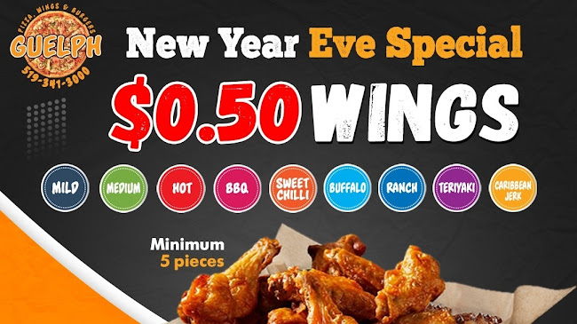 Guelph Pizza, Wings & Burgers - Hospitality and gastronomy