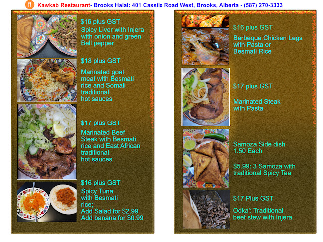Opinii despre Kawkab: Brooks Halal Meat Restaurant în Brooks - Hospitality and gastronomy