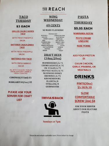 Opinii despre The Reach Neighbourhood Pub & Grill în Maple Ridge - Hospitality and gastronomy