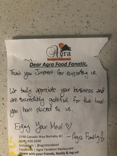 Agra Tandoori Restaurant