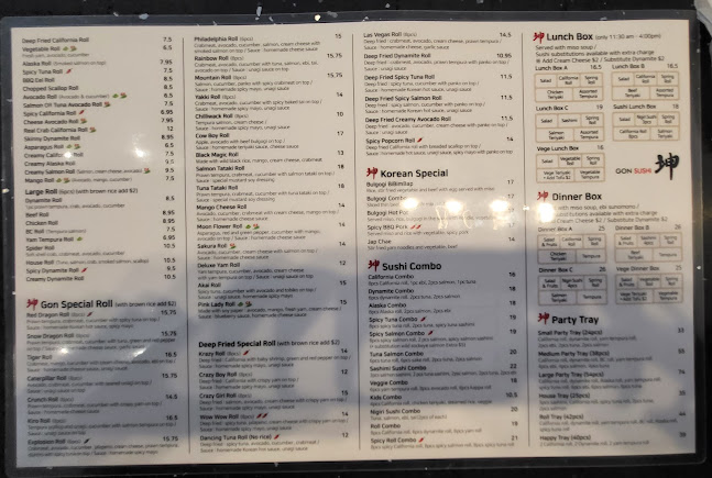 Opinii despre Gon Sushi în Chilliwack - Hospitality and gastronomy